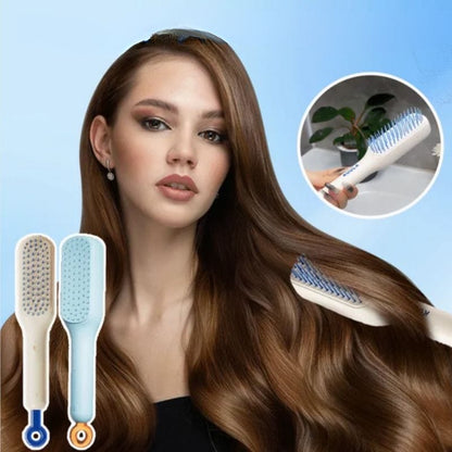 One-PushBrush™ - Brosse Démêlante & Massante Anti-Statique