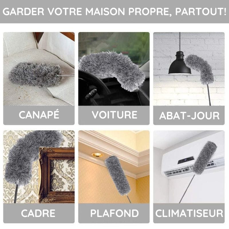 HandyBroom™ - Balai Télescopique Dépoussiérant