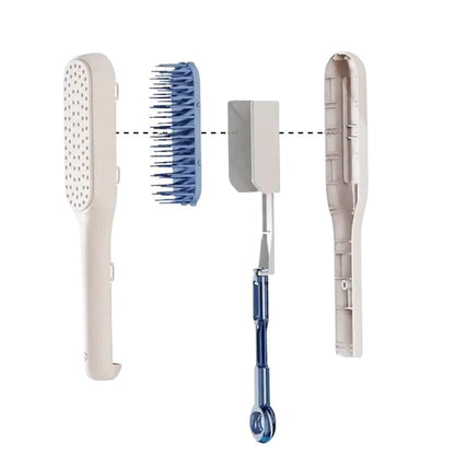 One-PushBrush™ - Brosse Démêlante & Massante Anti-Statique