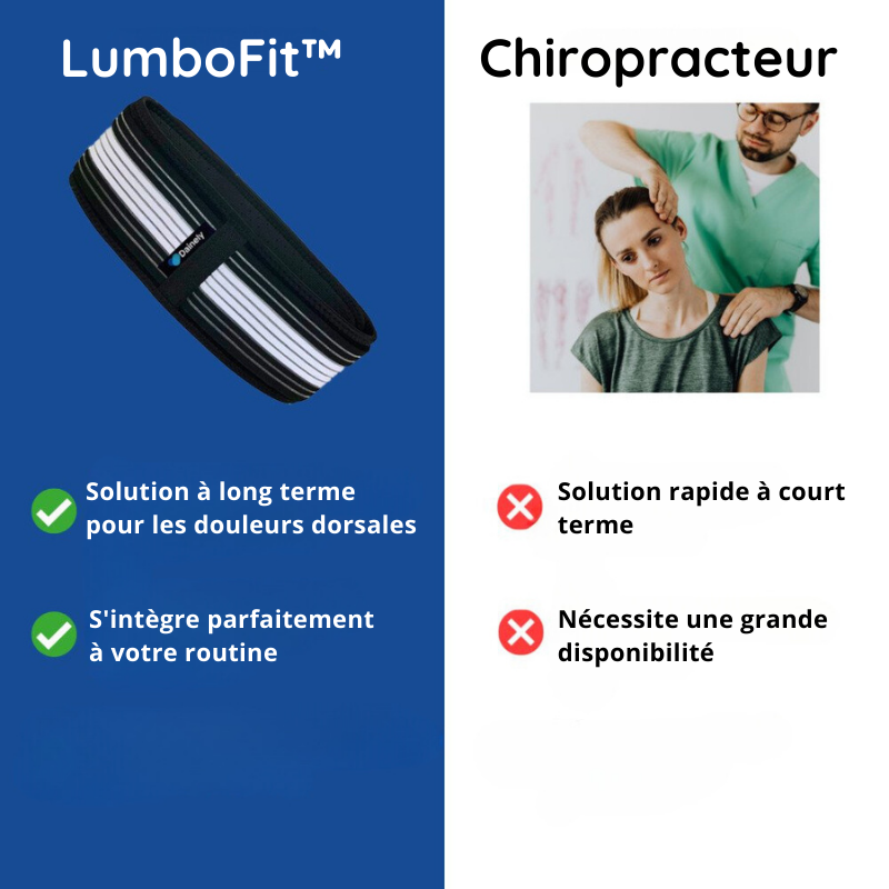 LumboFit™ - Ceinture Lombaire de Maintien