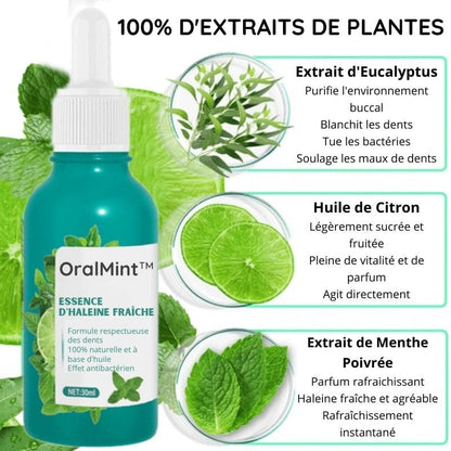 OralMint™ - Essence de Soins Bucco-Dentaires Haleine Fraîche