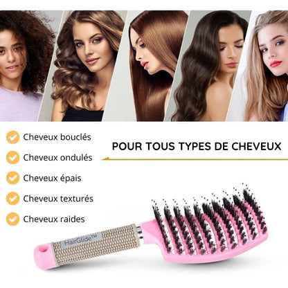 HairGlide™ - Brosse Démêlante pour Cheveux