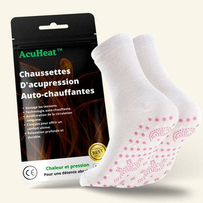 AcuHeat™ - Chaussettes d'Acupression Auto-Chauffantes