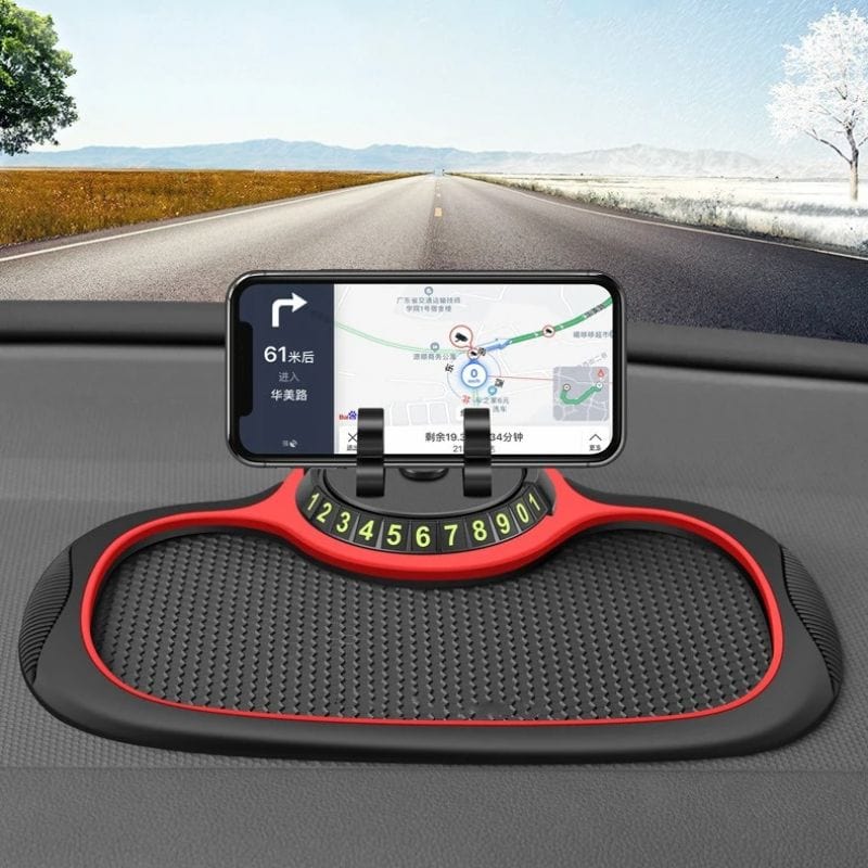 Carhold™ - Support Voiture pour Téléphone Portable avec Tapis Antidérapant Multifonction