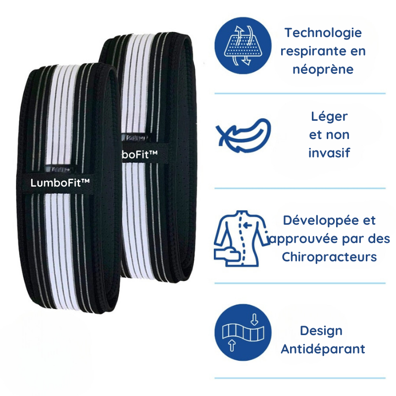 LumboFit™ - Ceinture Lombaire de Maintien